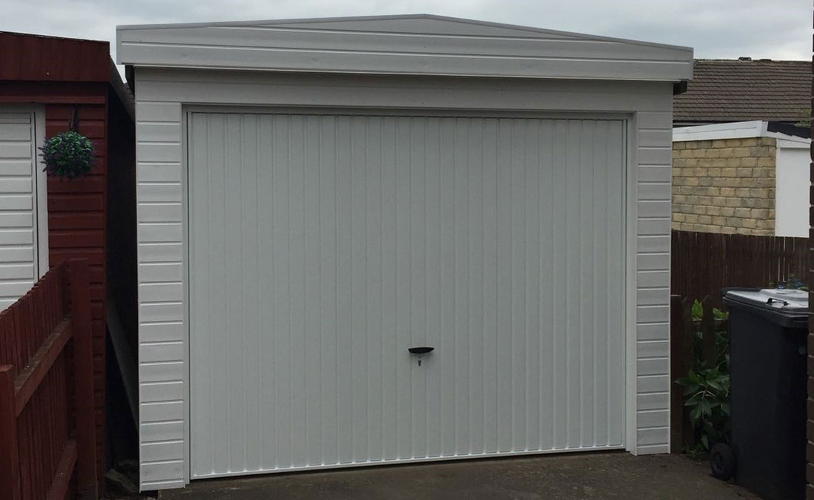 Novoferm Thornby Up-and-Over Single Garage Door in White